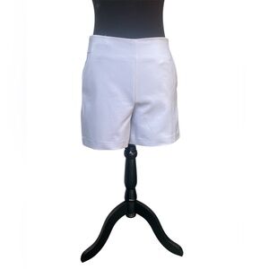 Maurices Women’s Lavender Purple Side Zip Shorts With Stretch Size 3/4